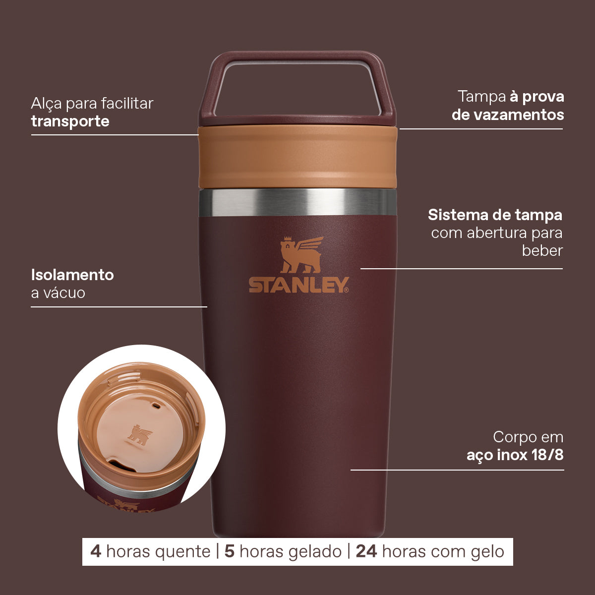 Mug Térmica Café To Go Coffee Stanley 1913 | 354ml