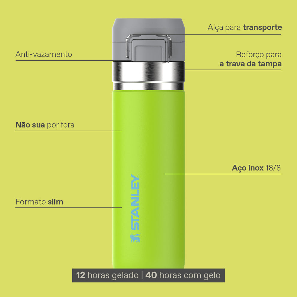 Stanley 1913 Garrafa Térmica Quick Flip Pomelo Stanley 1913 710ml