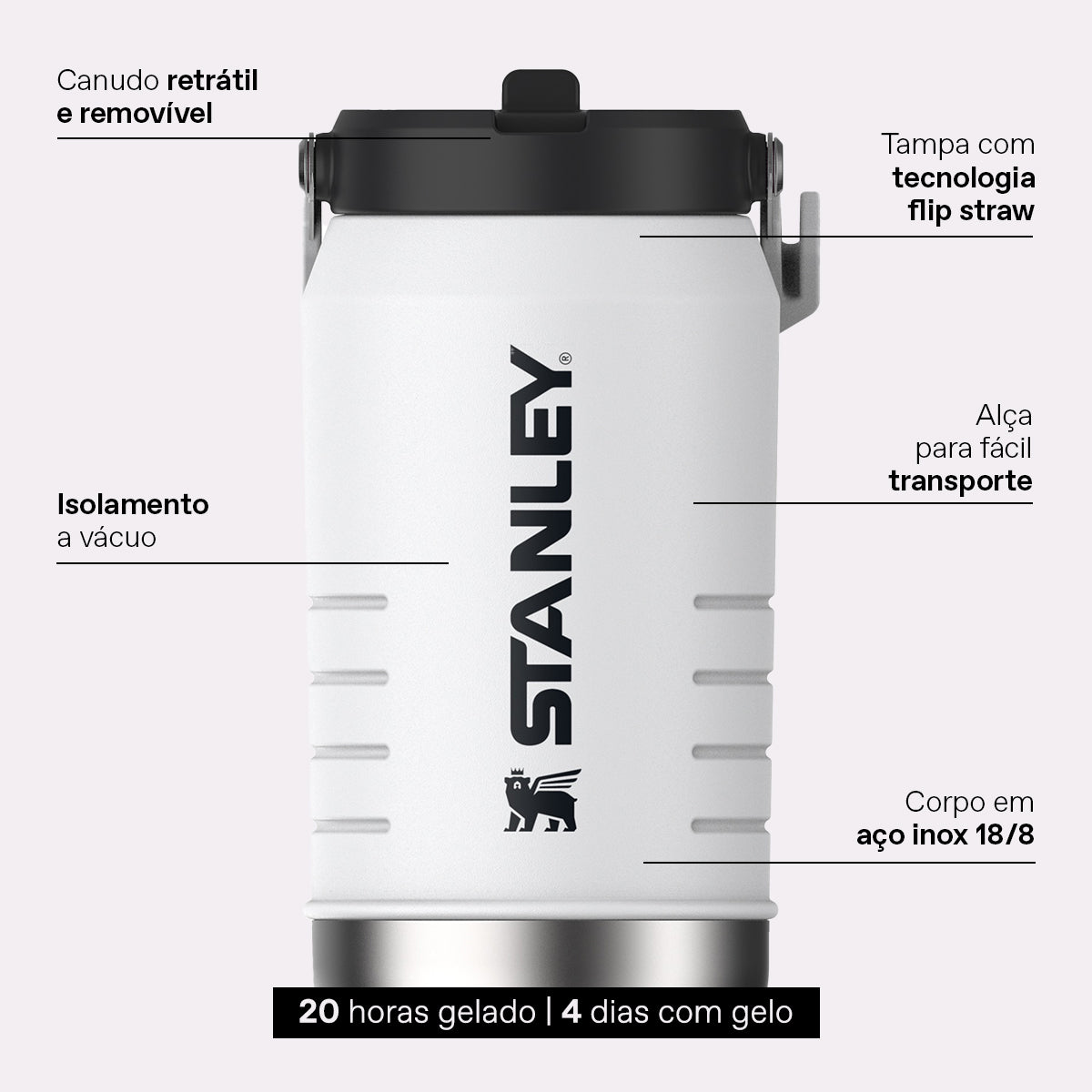 Stanley 1913 Jug Térmica Flip Straw Chalk Stanley 1913 1.9L  | View 4