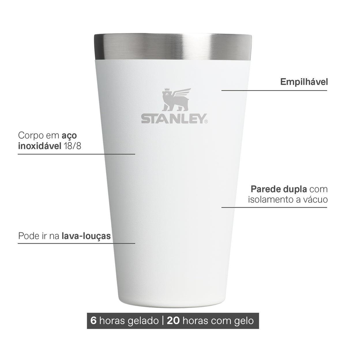 Copo Térmico Dark Navy Stanley 1913 | 473ml