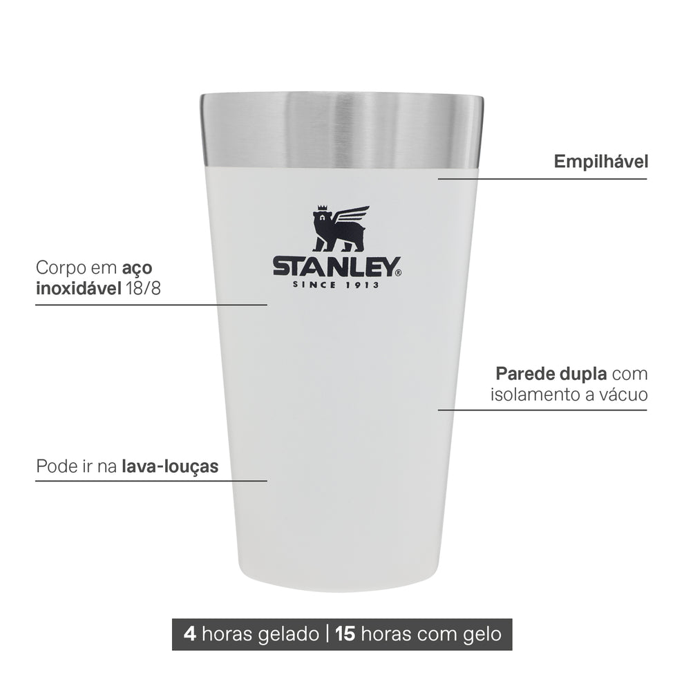 Stanley 1913 Copo Térmico de Cerveja Stanley Black 2.0 473ML