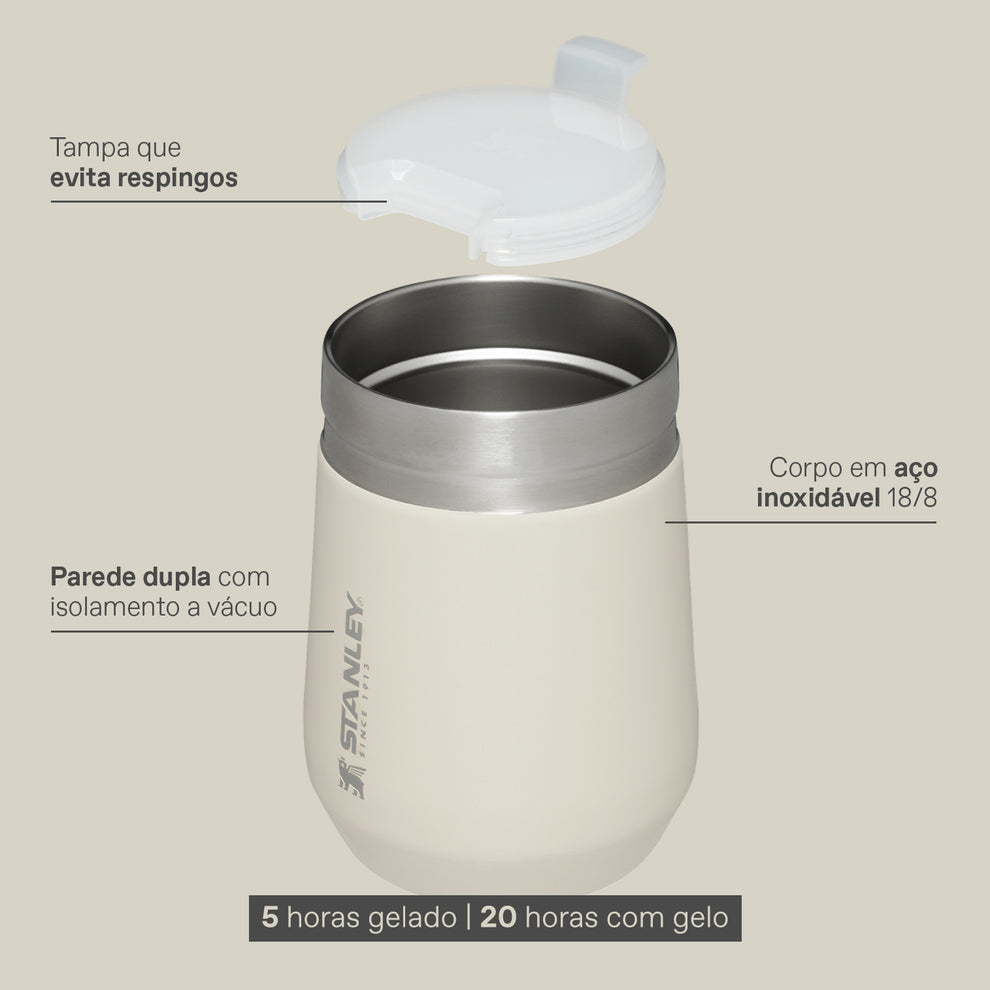 Stanley 1913 Copo Térmico Everyday Stanley Matte Black 296ML