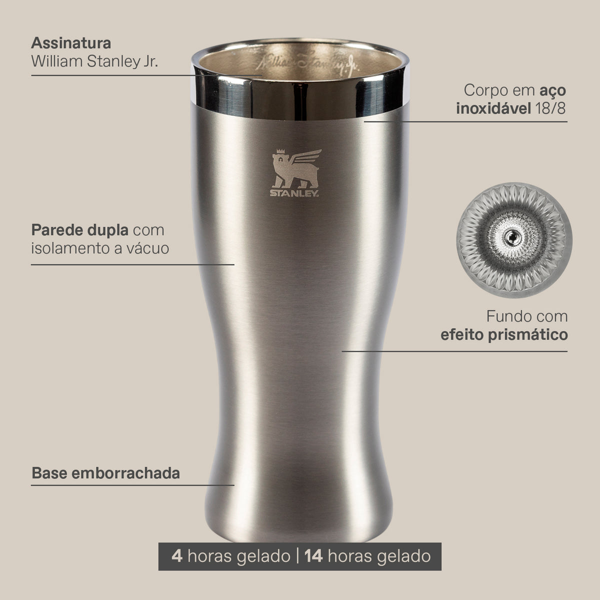 Stanley 1913 Pilsner Glass Happy Hour Stanley Hoppy Haze 444ml  | View 6