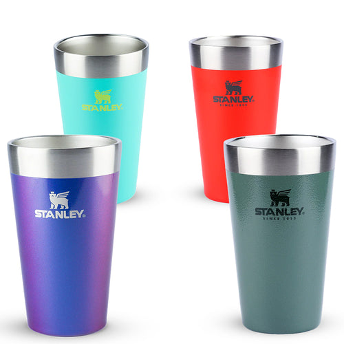 Kit Copo Térmico de Cerveja Stanley Hammertone Green, Flame Red, Tropical Teal e Sapphire Shimmer