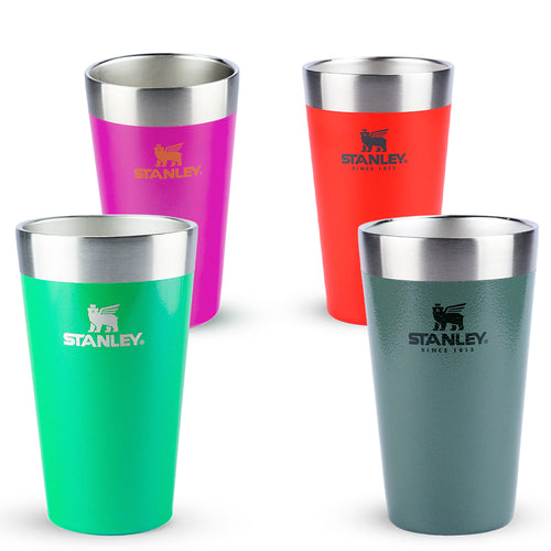 Kit Copo Térmico de Cerveja Stanley Hammertone Green, Flame Red, Vivid Violet e Clover Shimmer