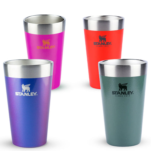 Kit Copo Térmico de Cerveja Stanley Hammertone Green, Flame Red, Vivid Violet e Sapphire Shimmer 