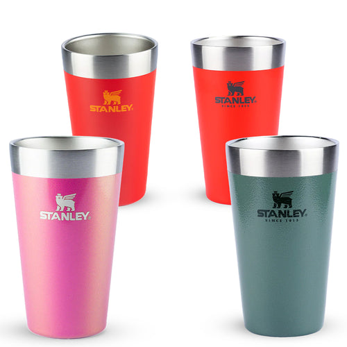 Kit Copo Térmico de Cerveja Stanley Hammertone Green, Flame Red, Chili e Dazzle Pink Shimmer