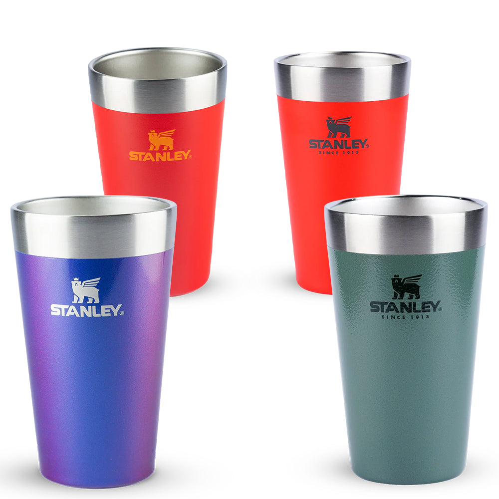 Kit Copo Térmico de Cerveja Stanley Hammertone Green, Flame Red, Chili e Sapphire Shimmer