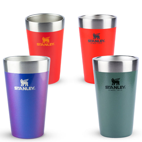 Kit Copo Térmico de Cerveja Stanley Hammertone Green, Flame Red, Chili e Sapphire Shimmer