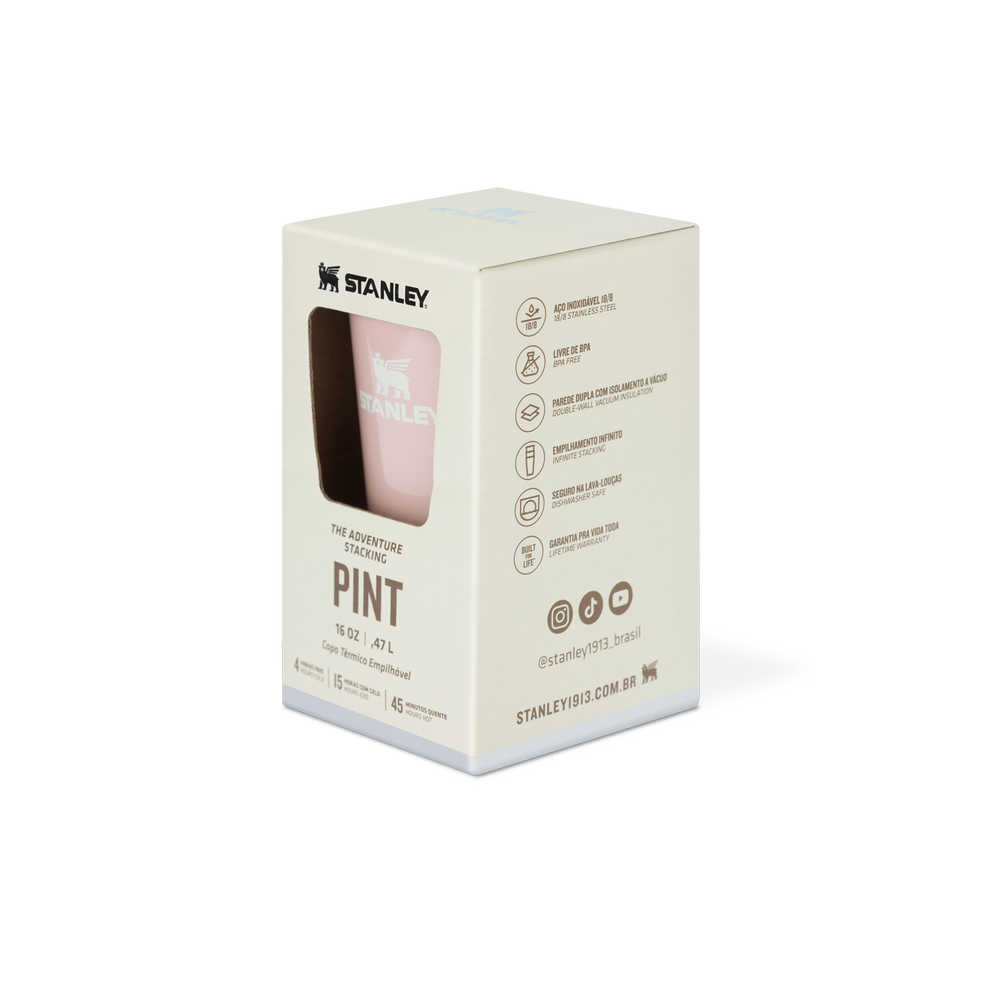 Stanley 1913 Copo Térmico de Cerveja Peach Whip Gloss 473ml