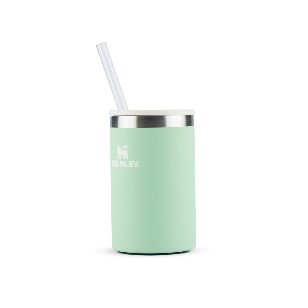 Stanley 1913 Can Cooler com canudo Pistachio 296ML