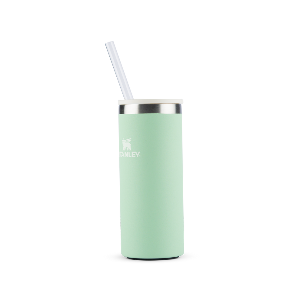 Stanley 1913 Can Cooler Slim com canudo Pistachio 296ML