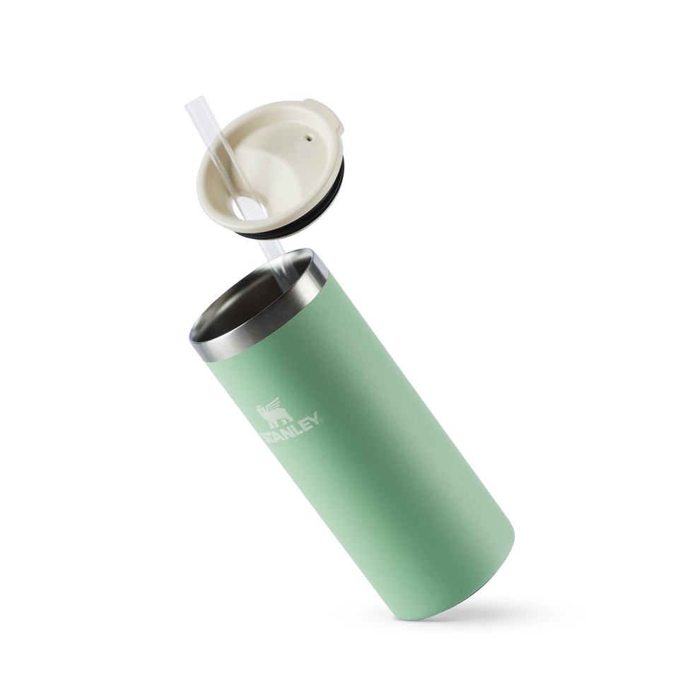 Stanley 1913 Can Cooler Slim com canudo Pistachio 296ML