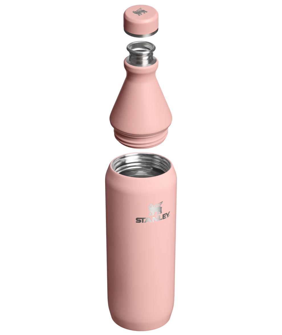 Stanley 1913 Garrafa Térmica Slim Bottle Peach Rose 591ml
