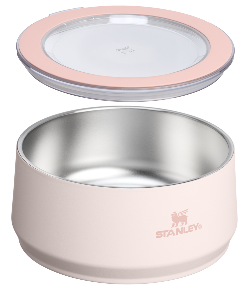 Stanley 1913 Bebedouro e Comedouro Pet Bowl Rose Quartz 1.4L