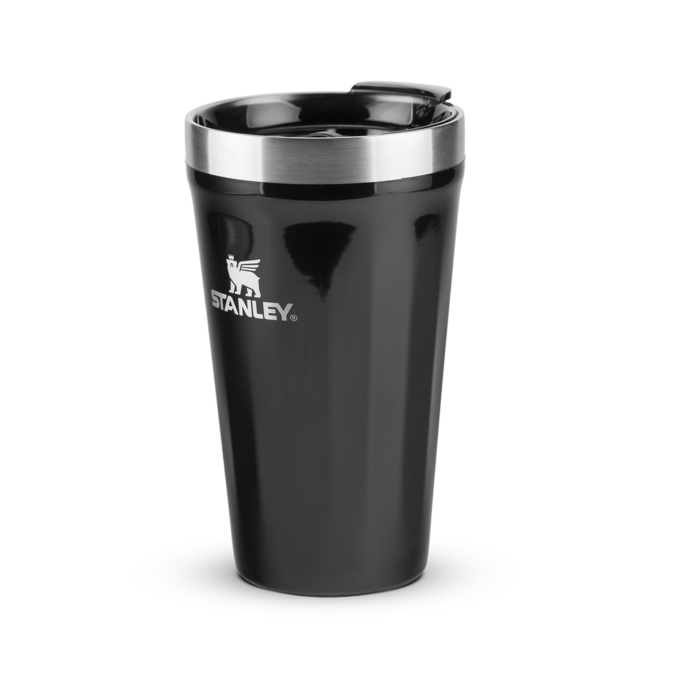 Stanley 1913 Copo Texturizado Com Tampa Black Gloss 473ml