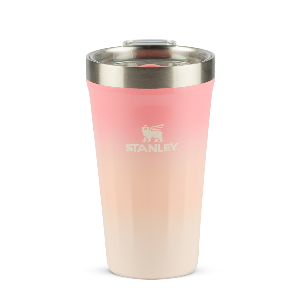 Stanley 1913 Copo Texturizado Com Tampa Pink Mesa Sunset Gloss 473ml