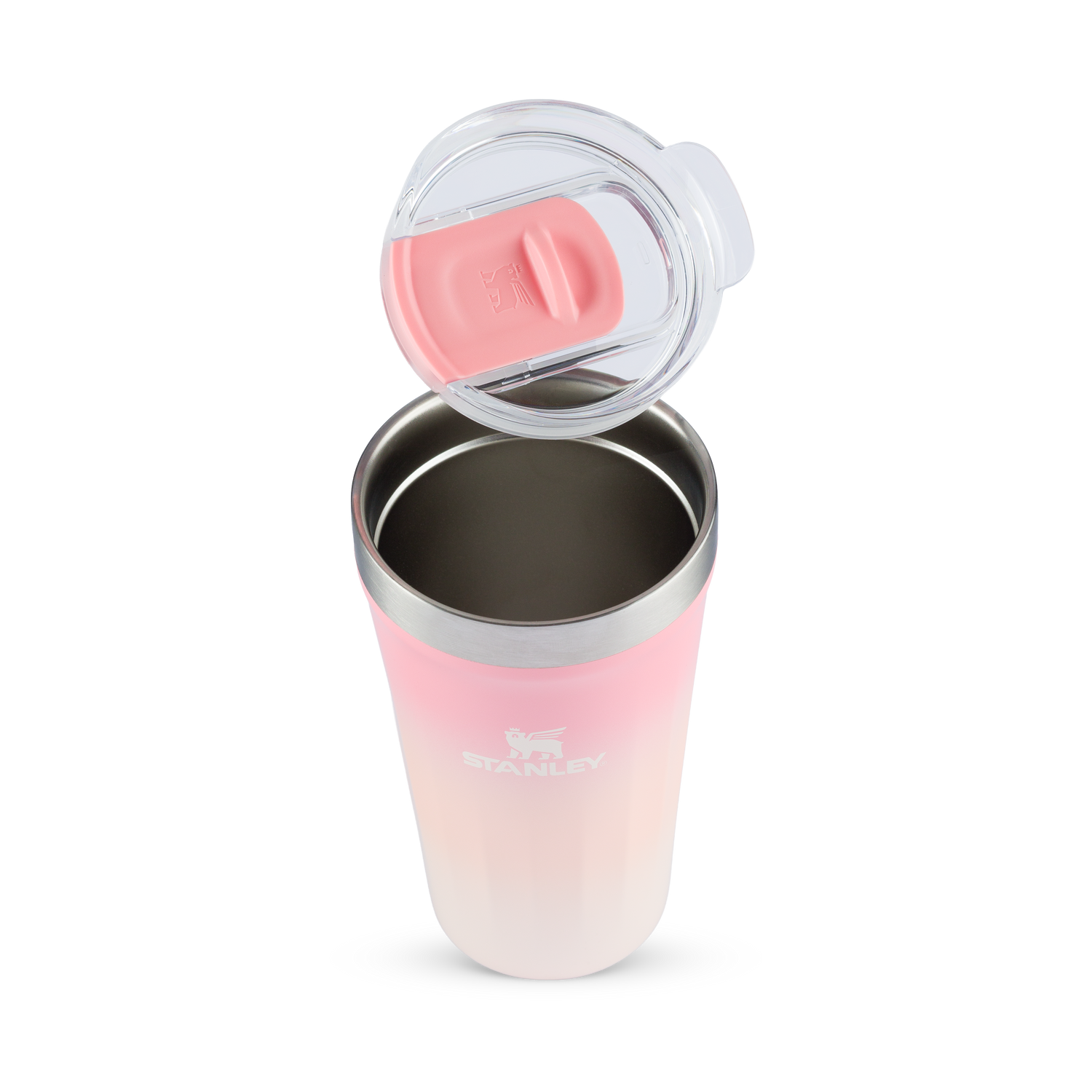 Stanley 1913 Copo Texturizado Com Tampa Pink Mesa Sunset Gloss 473ml  | View 3
