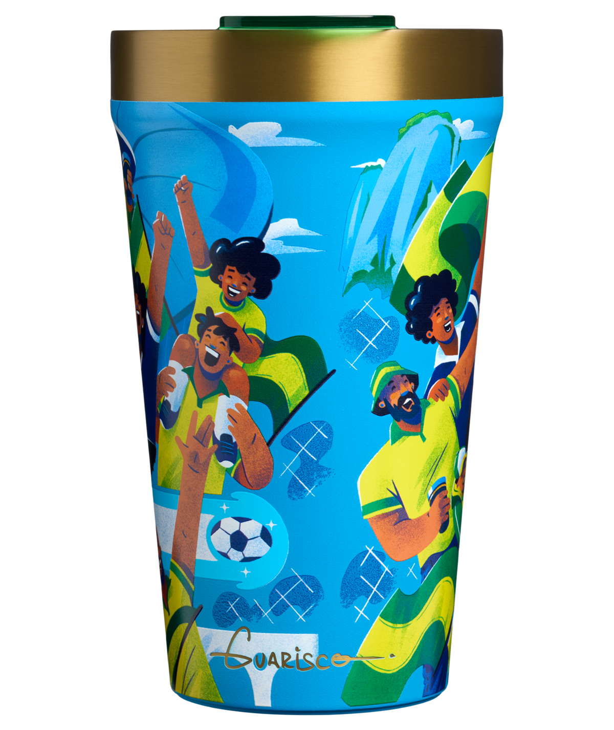 Copo Térmico com Tampa Brasil | 473ml