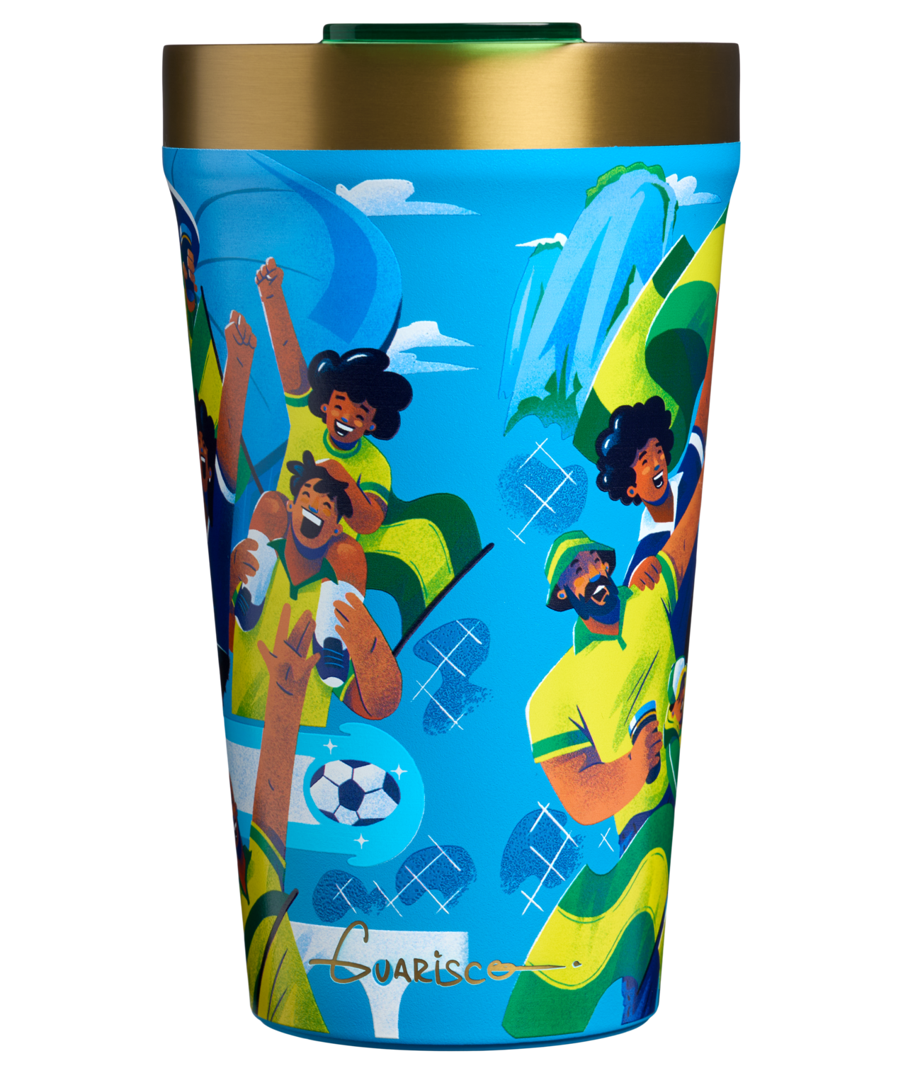 Copo Térmico com Tampa Brasil | 473ml