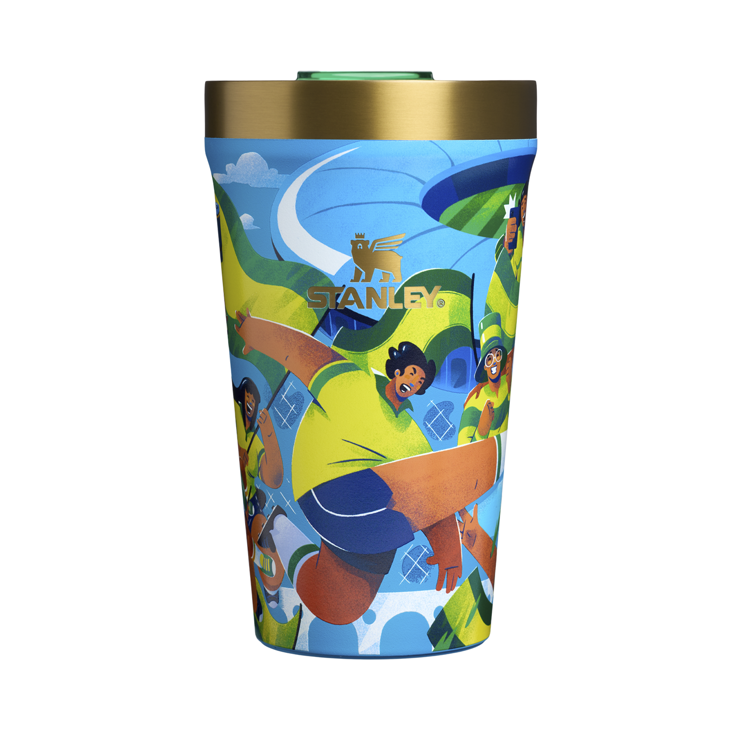 Copo Térmico com Tampa Brasil | 473ml