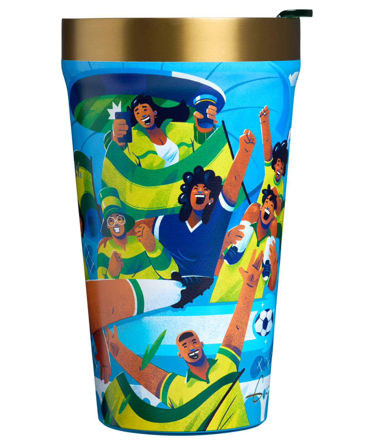 Copo Térmico com Tampa Brasil | 473ml