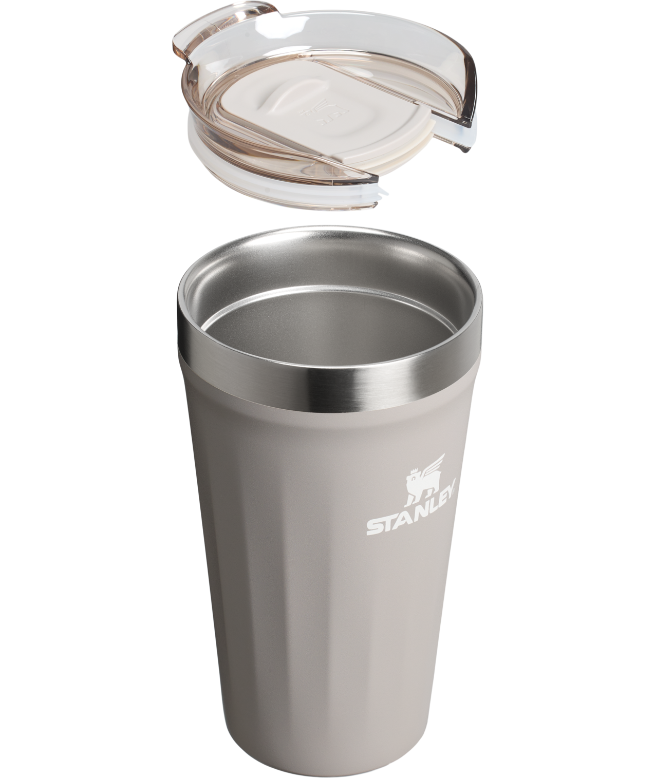 Copo Texturizado Com Tampa Ash | 473ml