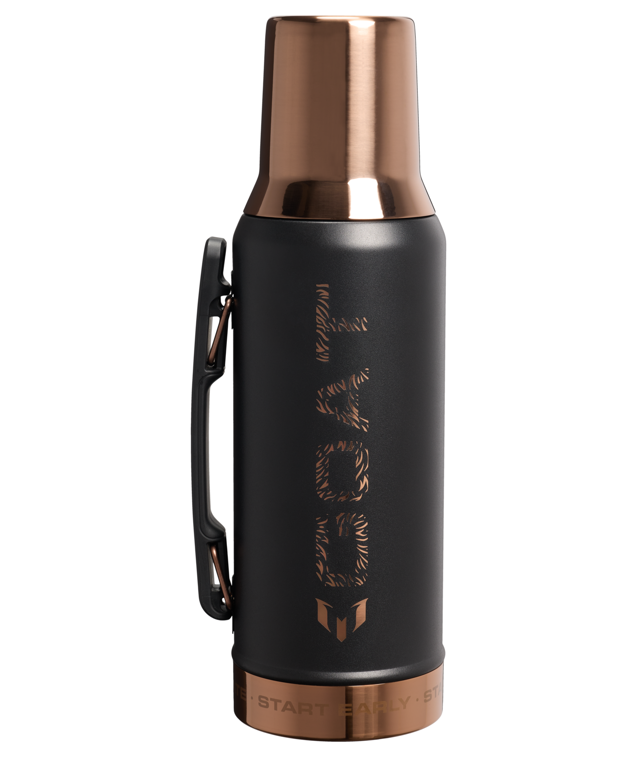 Garrafa Térmica Mate System Messi Black Stanley | 1.2L