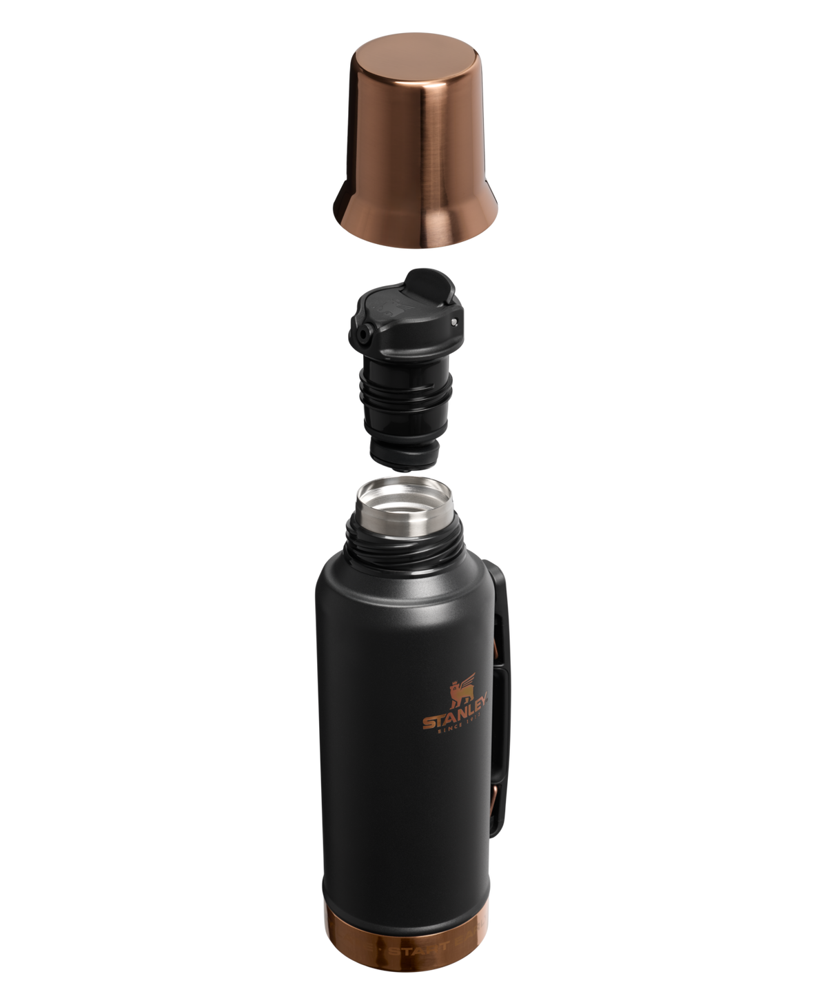 Garrafa Térmica Mate System Messi Black Stanley | 1.2L