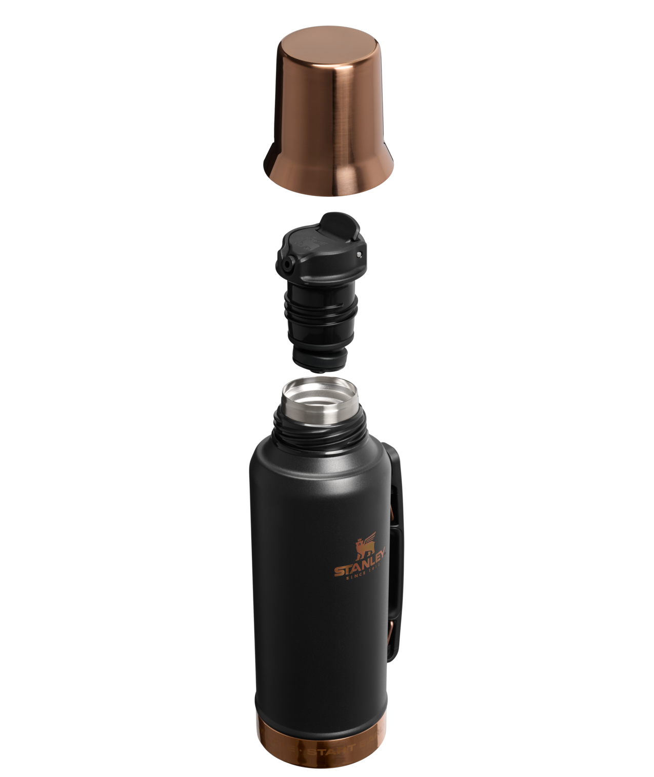 Garrafa Térmica Mate System Messi Black Stanley | 1.2L