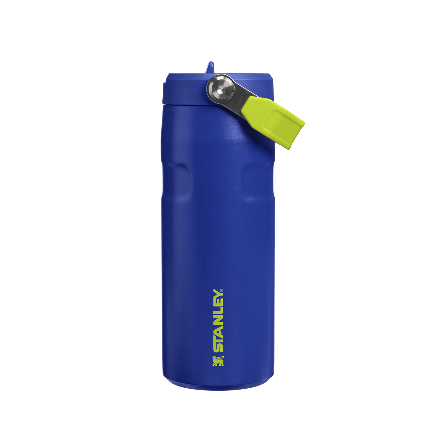 Stanley 1913 Garrafa Térmica Aerolight Flip Straw Cobalt Chartreuse 473ml