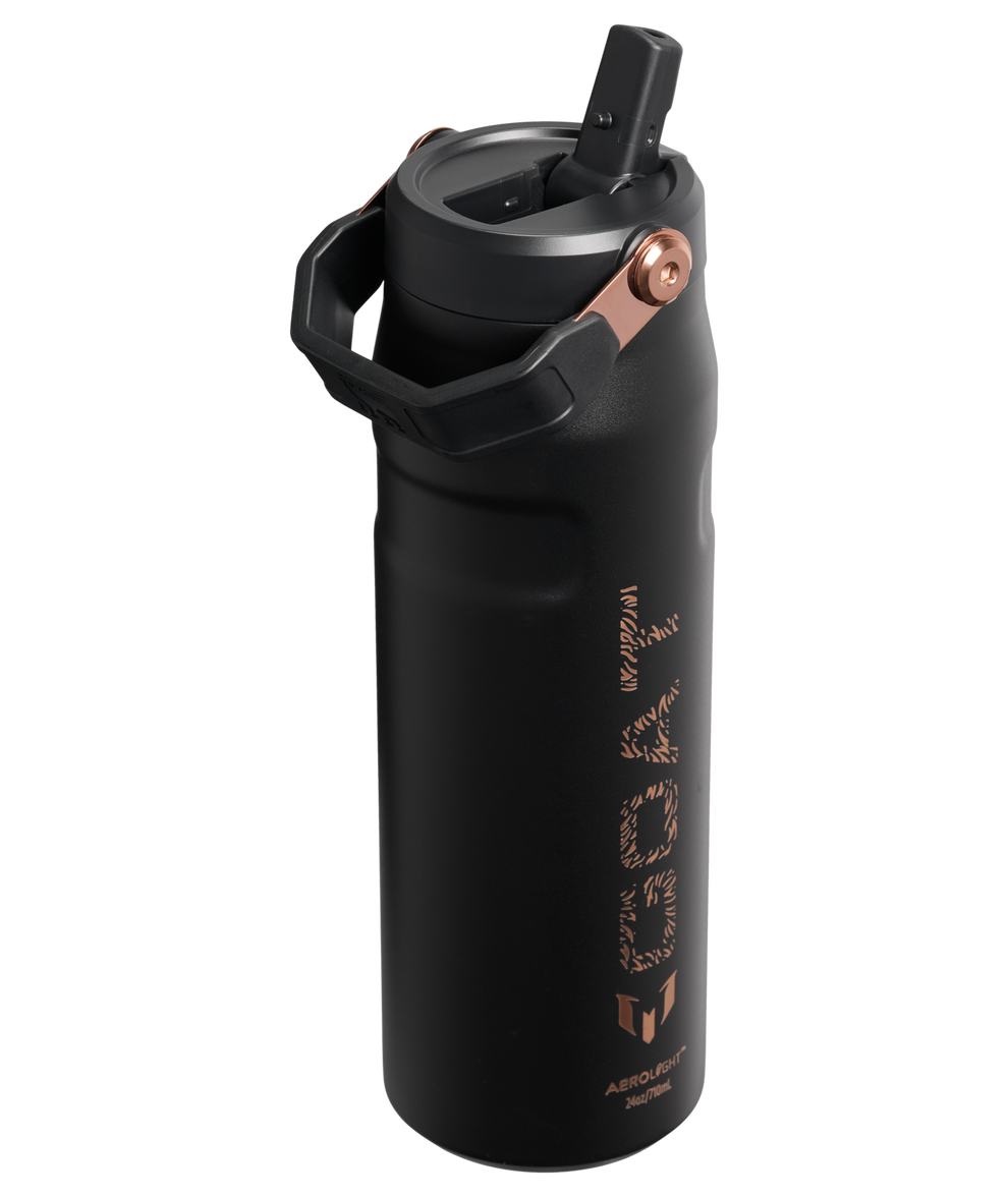 Stanley 1913 Garrafa Térmica Aerolight Flip Straw Messi Black Stanley 710ml