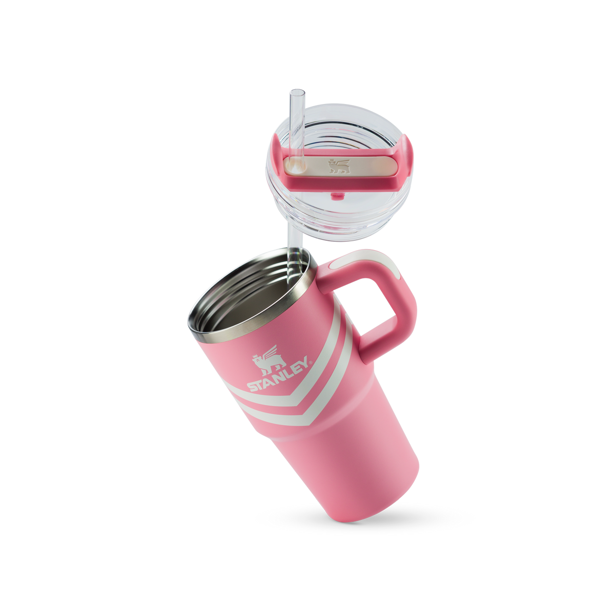 Copo Quencher Com Alça Plumeria Chevron Stanley | 591ml