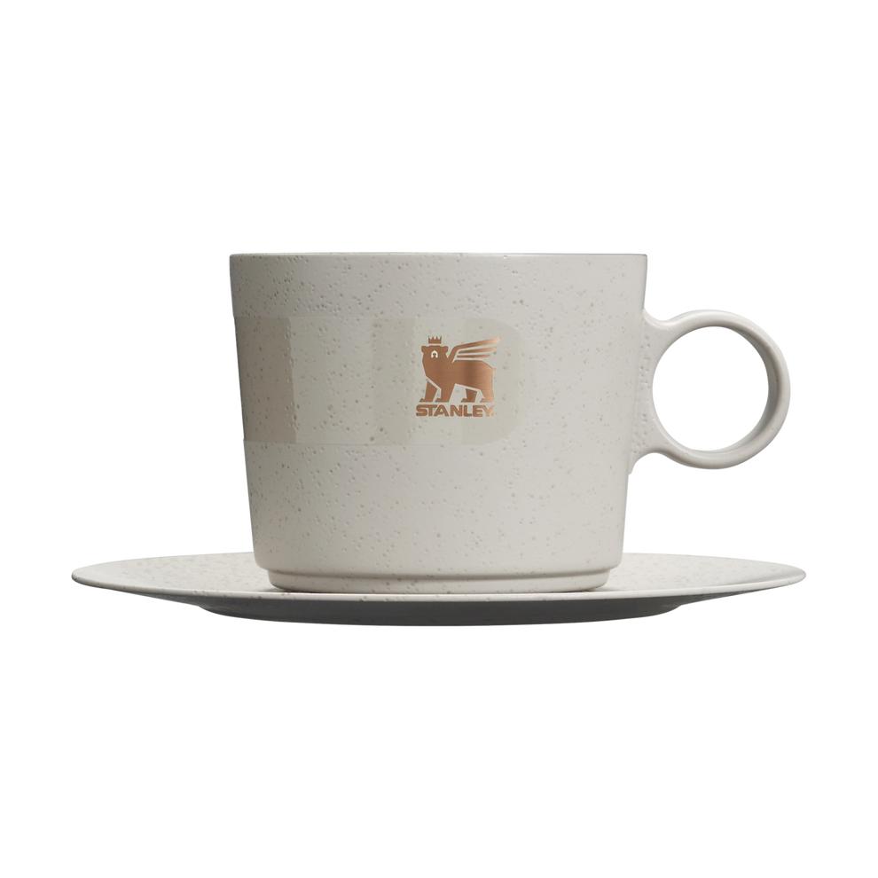 Stanley 1913 Caneca Daybreak Cappuccino com Pires Ash Bronze 192ML