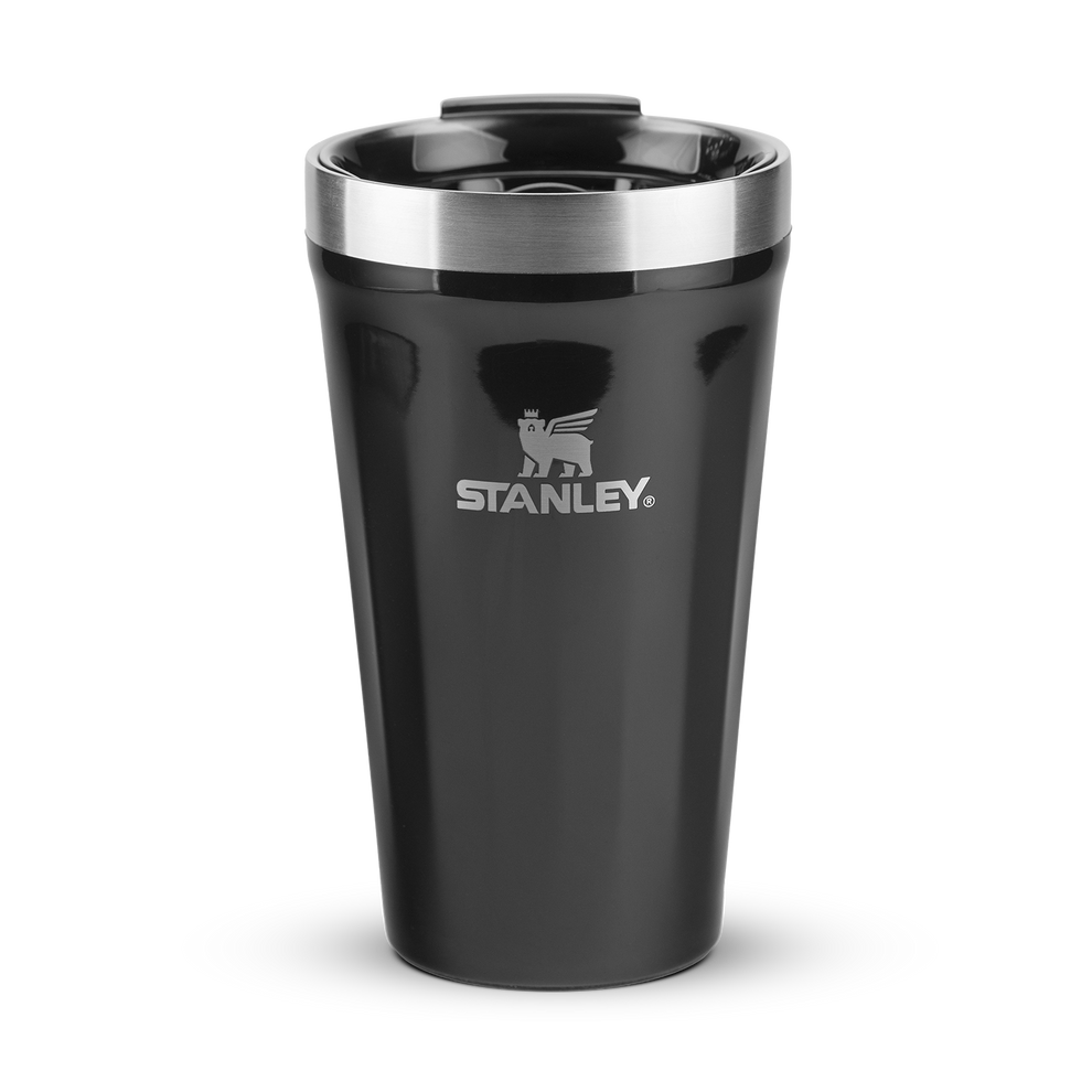 Stanley 1913 Copo Texturizado Com Tampa Black Gloss 473ml