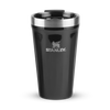 Modelo 2 - Copo Texturizado Com Tampa Black Gloss | 473ml