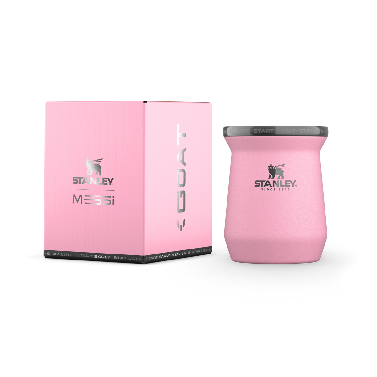 Cuia Térmica Mate Pink Messi Stanley | 236ml
