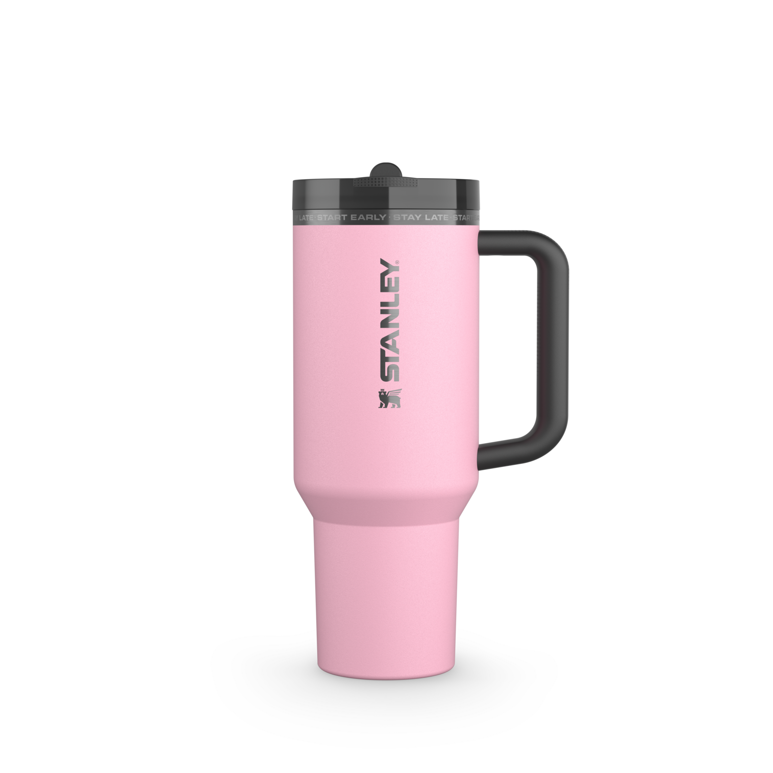 Quencher Protour Pink Messi Stanley com alça e tampa preta