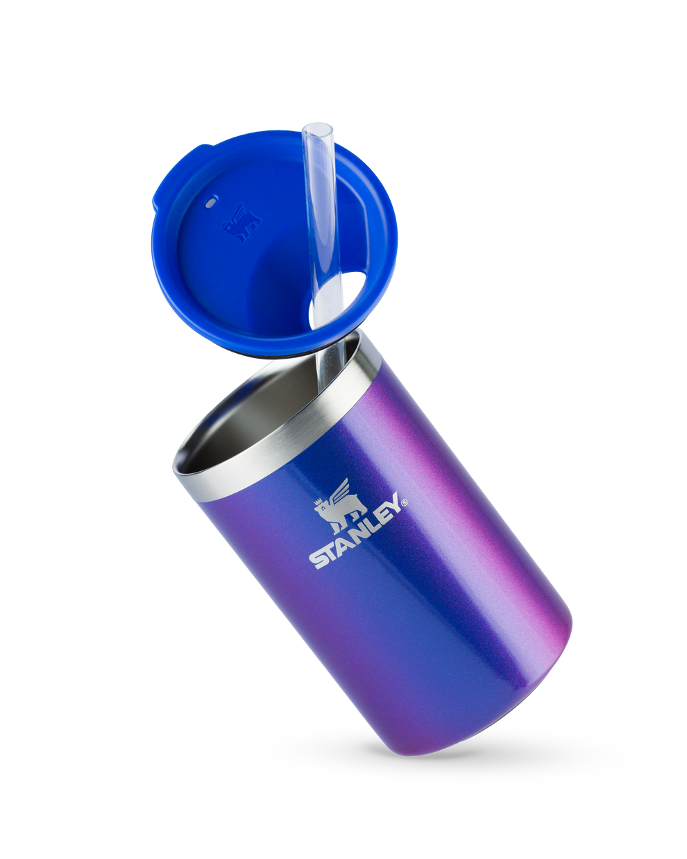 Stanley 1913 Can Cooler com canudo Stanley Sapphire Shimmer 296ML