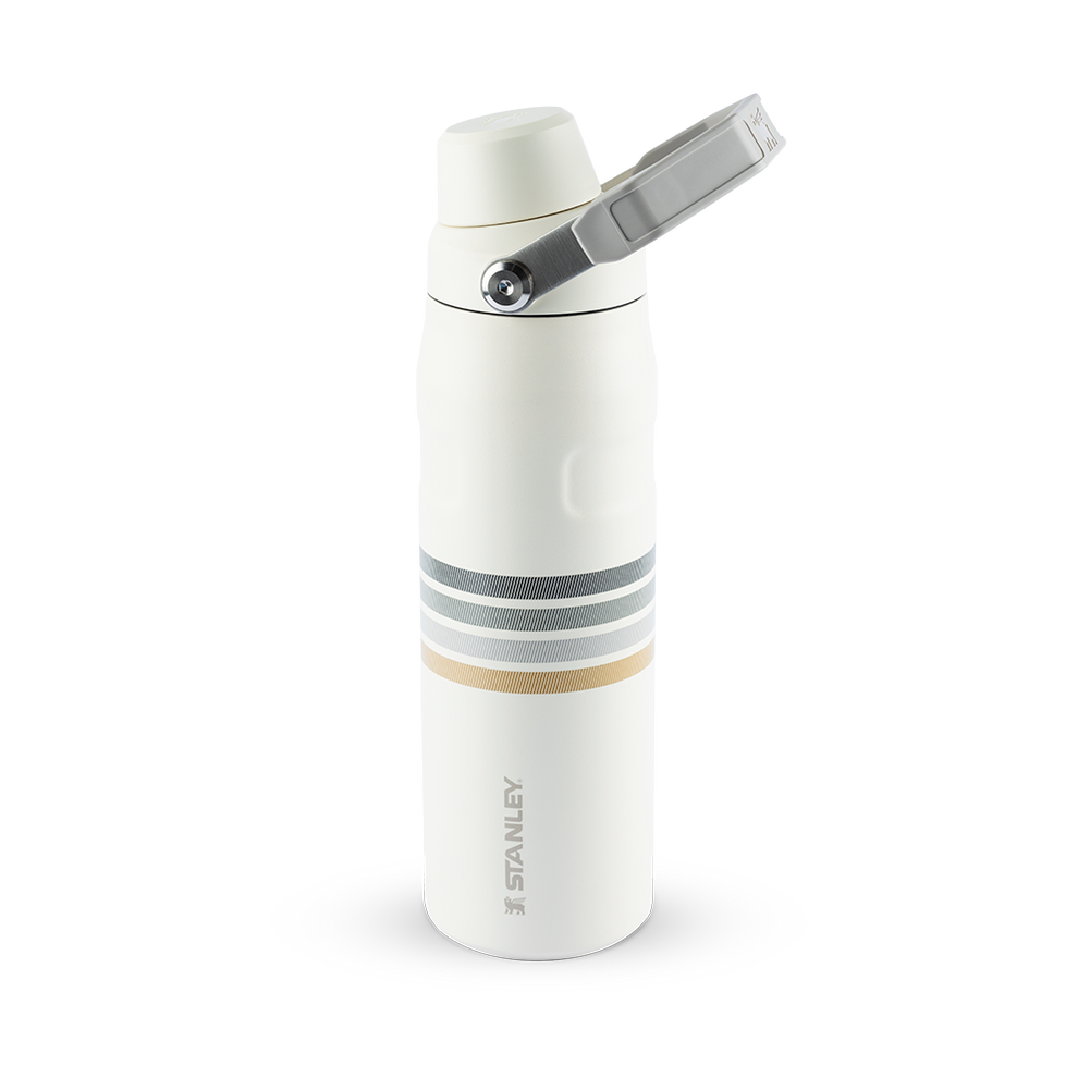 Stanley 1913 Garrafa Térmica Aerolight Fast Flow Varsity Cream Ash Stripes 710ml