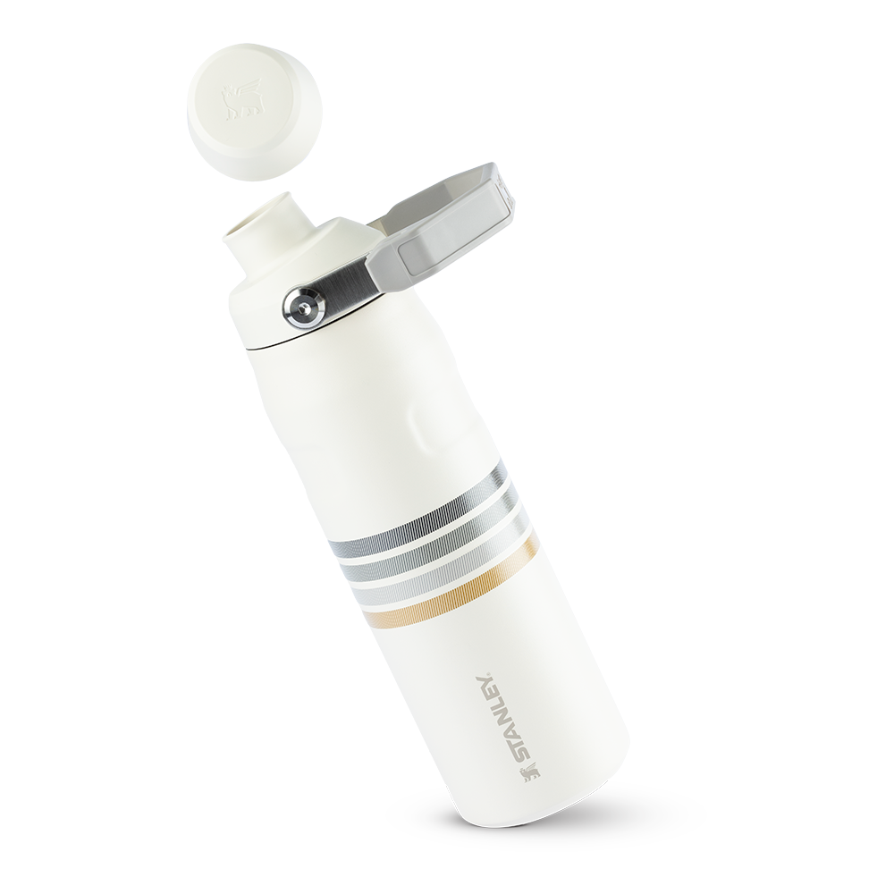 Stanley 1913 Garrafa Térmica Aerolight Fast Flow Varsity Cream Ash Stripes 710ml  | View 2