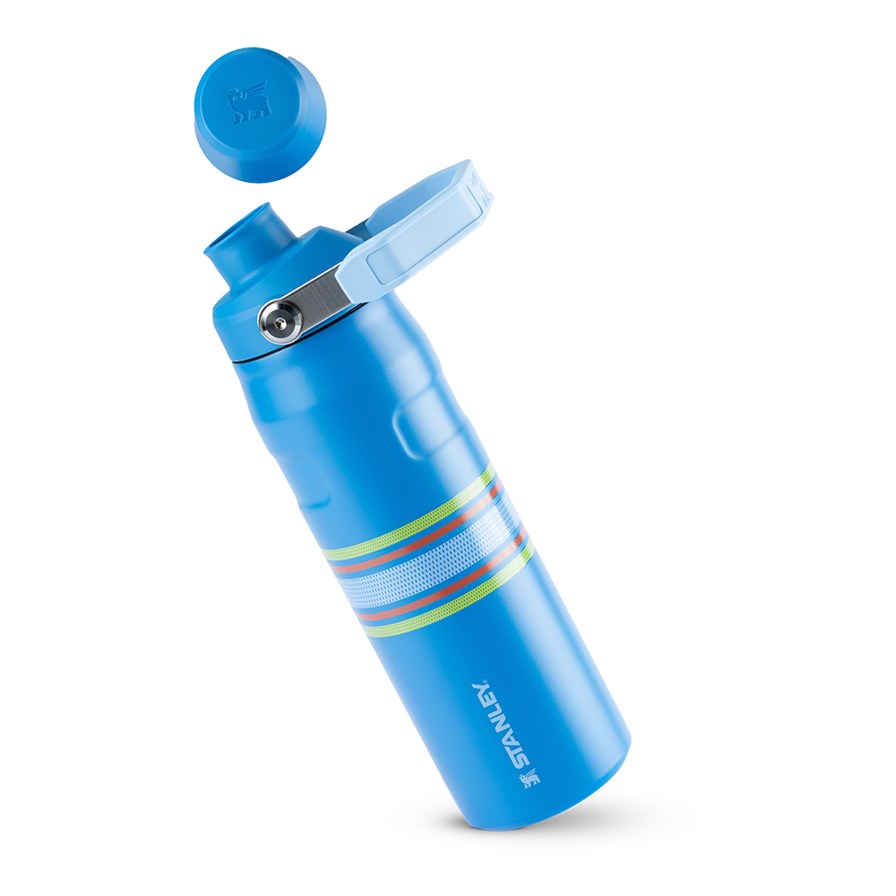 Stanley 1913 Garrafa Térmica Aerolight Fast Flow Varsity Azure Stripes 710ml  | View 4
