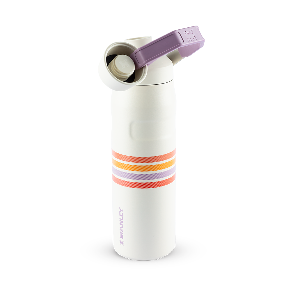 Stanley 1913 Garrafa Térmica Aerolight Fast Flow Varsity Cream Lilac Stripes 710ml  | View 3