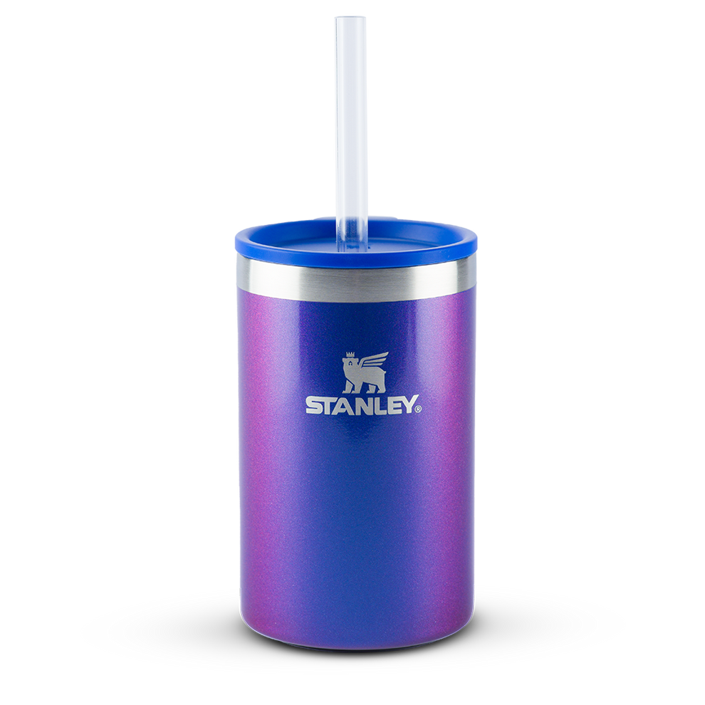 Stanley 1913 Can Cooler com canudo Stanley Sapphire Shimmer 296ML
