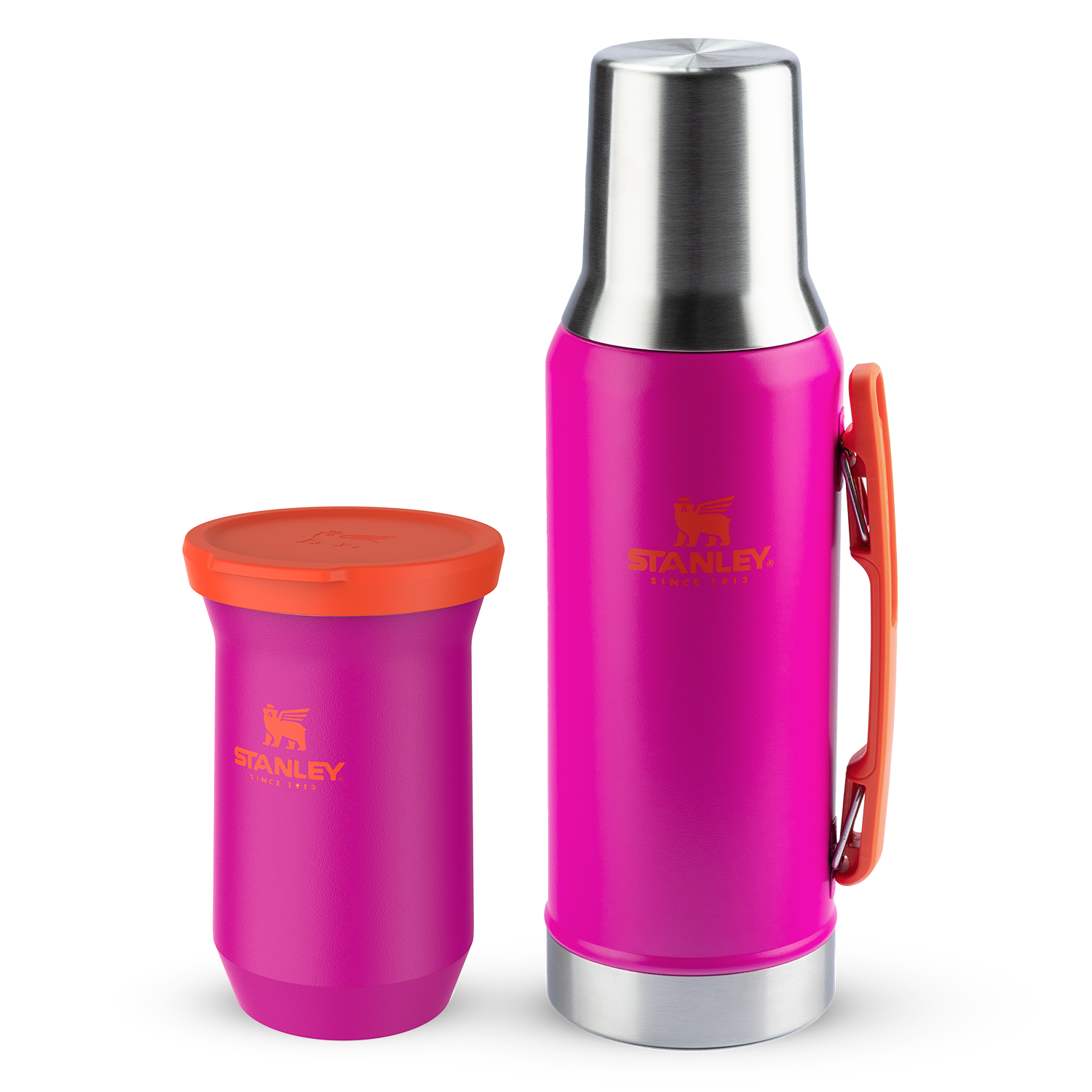 Garrafa Térmica Mate System Vivid Violet | 1.2L + Cuia Térmica Terere Vivid Violet | 200ML