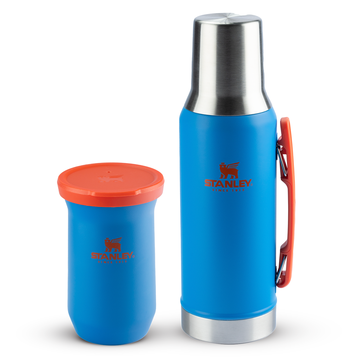 Garrafa Térmica Mate System Azure | 1.2L + Cuia Térmica Terere Azure | 200ML