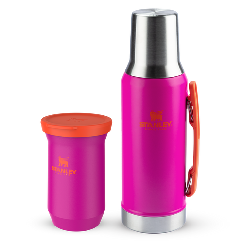 Garrafa Térmica Mate System Vivid Violet | 1.2L + Cuia Térmica Terere Vivid Violet | 200ML