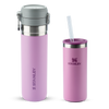 Modelo 1 - Garrafa Térmica Quick Flip Lilac | 710ml e Can Cooler Slim com canudo Lilac | 296ML