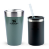 Modelo 2 - Copo Térmico de Cerveja Stanley Hammertone Green | 473ML e Can Cooler com canudo Black 2.0 | 296ML