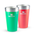 Product swatch for Kit 2 Copos Térmicos de Cerveja Candy Apple Shimmer e Clover Shimmer | 473ml